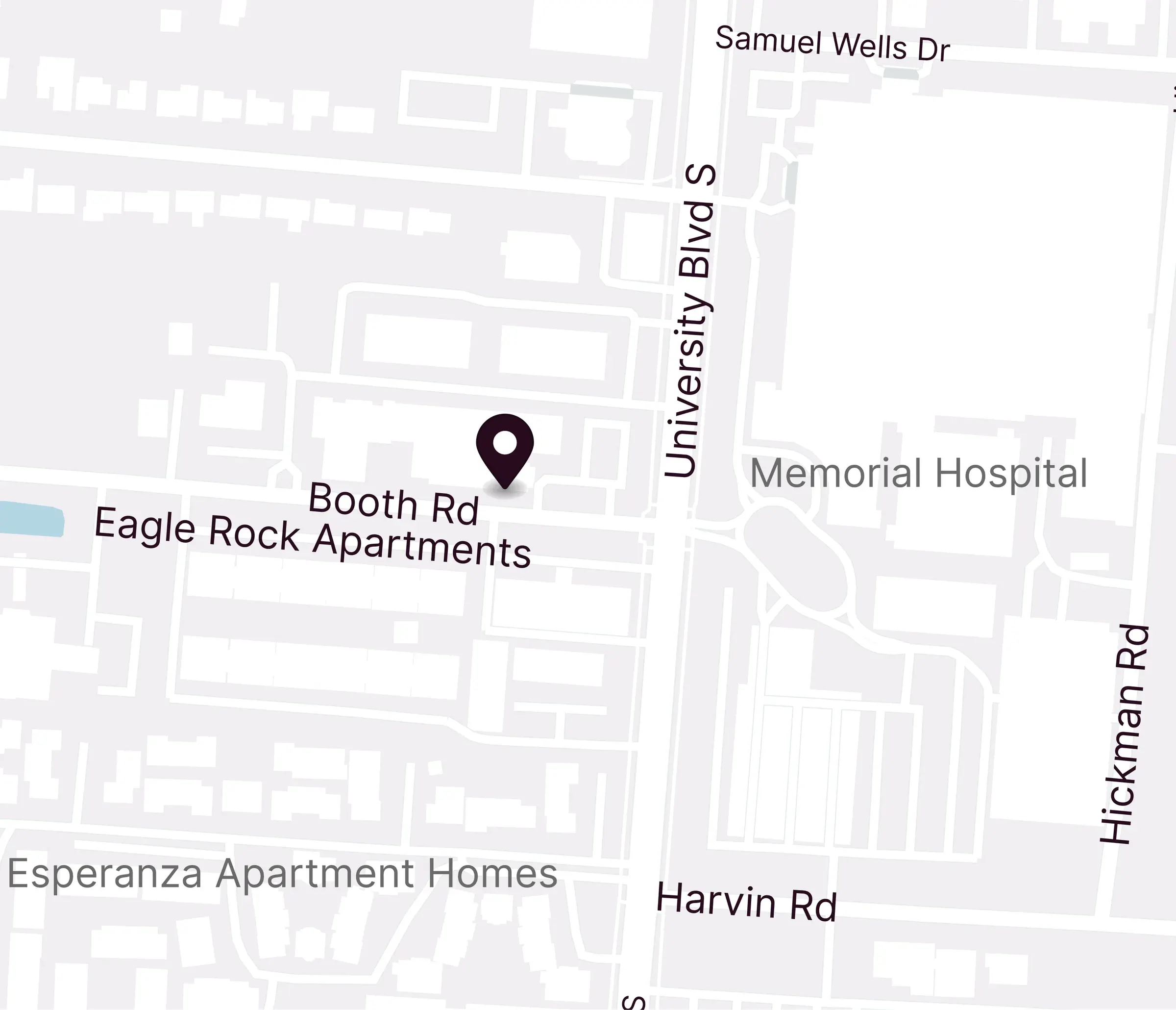 Map showing the Vivo Healthcare location at 8495 Normandy Blvd, Jacksonville, FL 32221